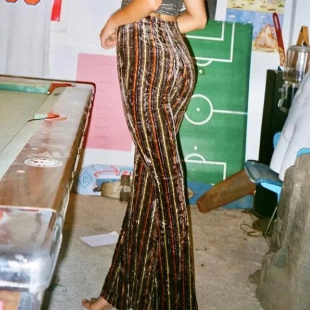 Urban Outfitters Velvet Flare Pant